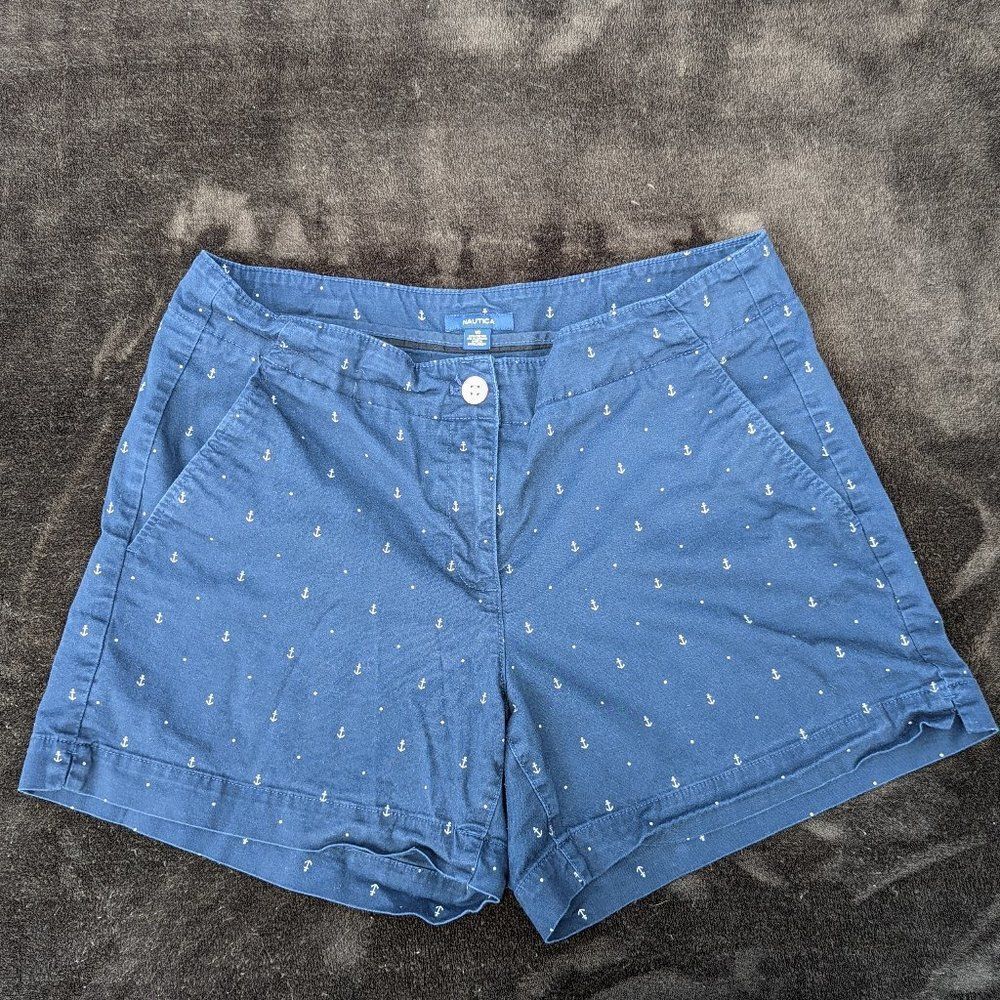 Nautica Size 10 Navy Shorts - Picture 1 of 4